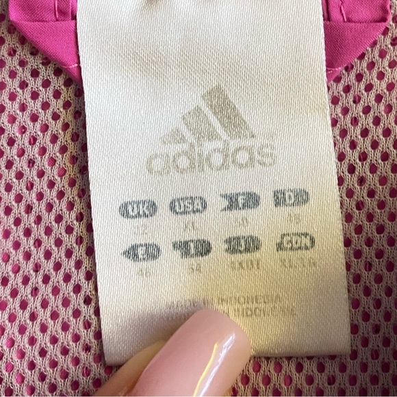 Adidas Women's Pink Windbreaker Jacket - Picture 9 of 9